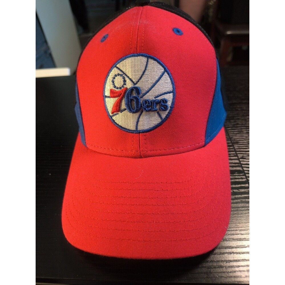 NBA Philadelphia 76ers Sixers Tricolor Adjustable Adults Men Curved Bill Hat Cap